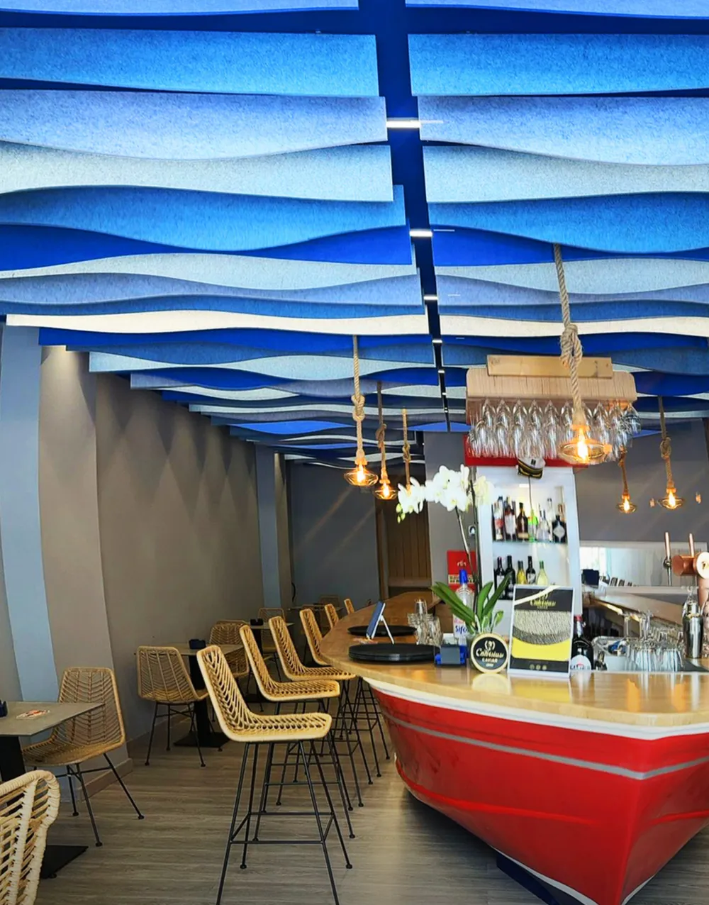 akustični panel ecopanel svetilo kapljični dizajn