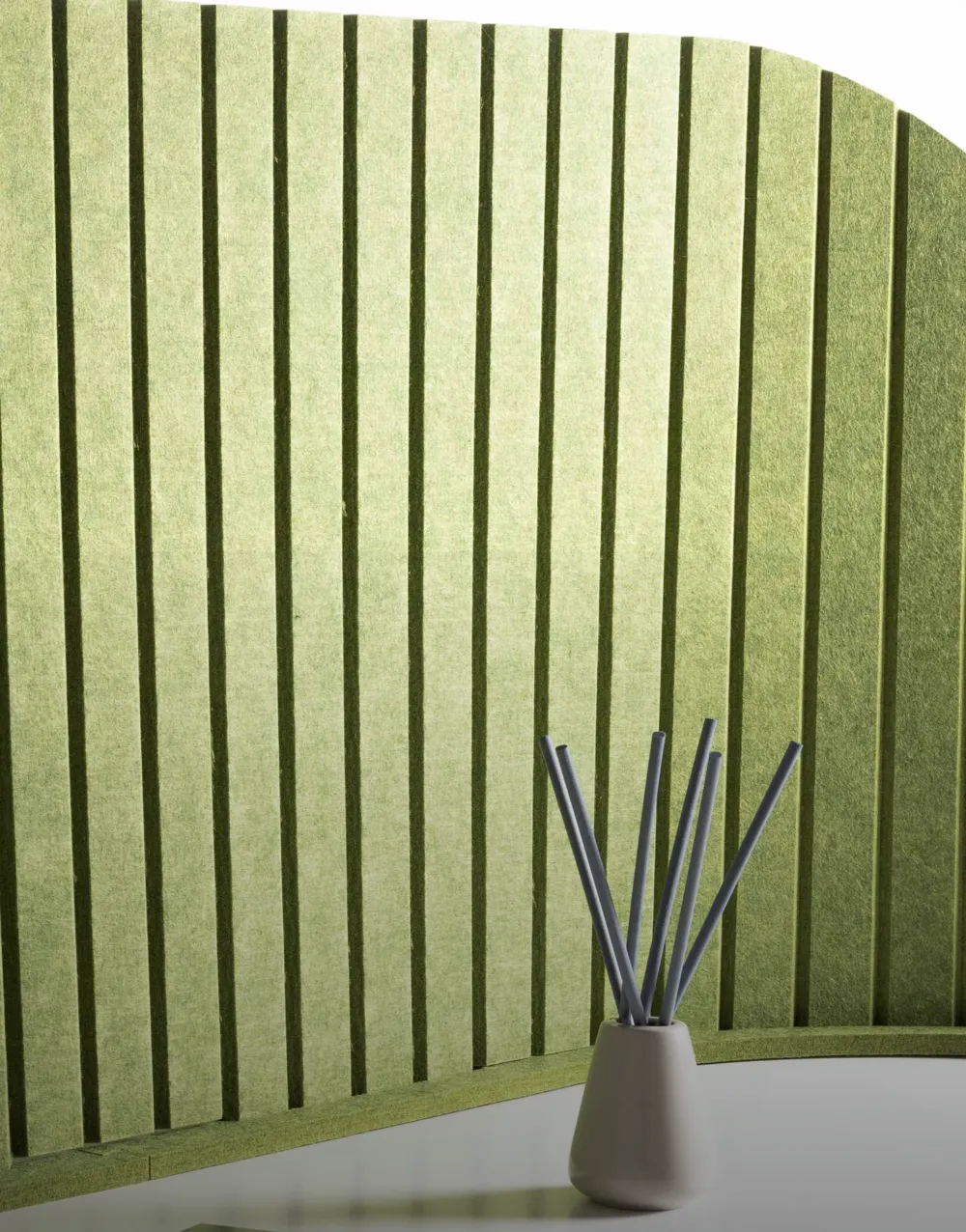 akustični panel ecopanel miza zarezani vzorec